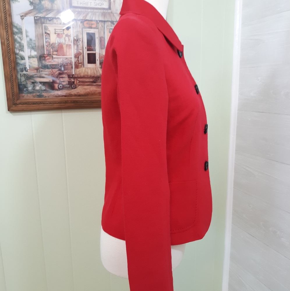 Lafayette 148 linen blend jacket blazer sz 0 - Picture 3 of 8